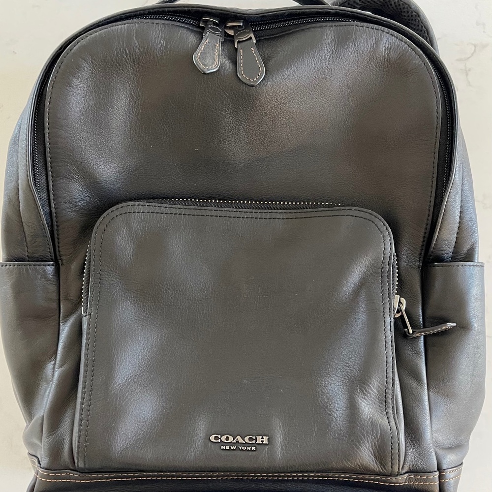 Coach Leather Laptop Bag